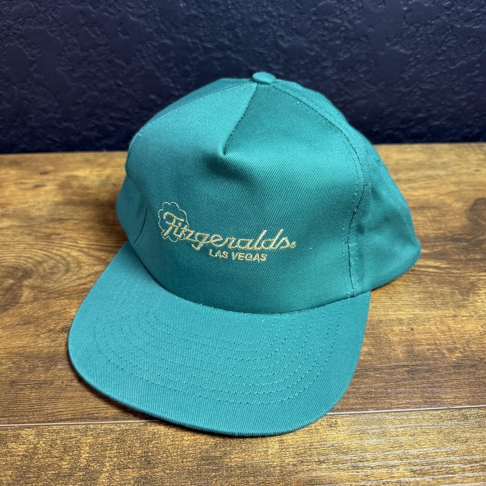 KC Fitzgeralds Las‎ Vegas Green Cotton Blend Snapback Hat Mens OSFM